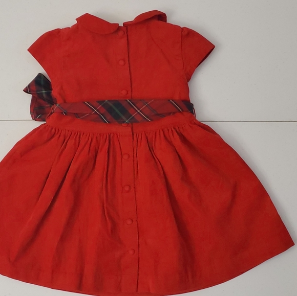 ❤ Red Polo Ralph Lauren Baby Girl Dress 18 month - Picture 4 of 7